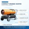 Diesel Radiant Space Heater, Portable, 45kW - view 4
