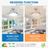 Direct Retractable Ceiling Fan, 3CCT, BLDC - view 3