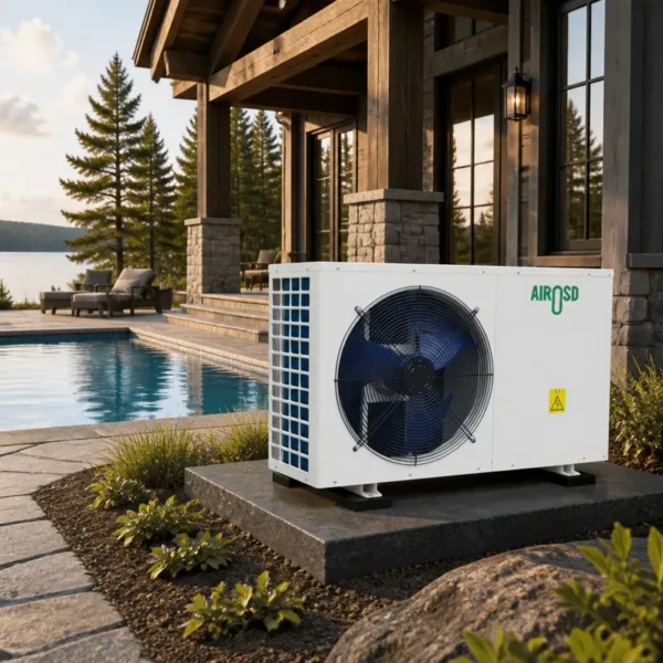 Discharge Pool Heat Pump, 8KW, R32, Inverter