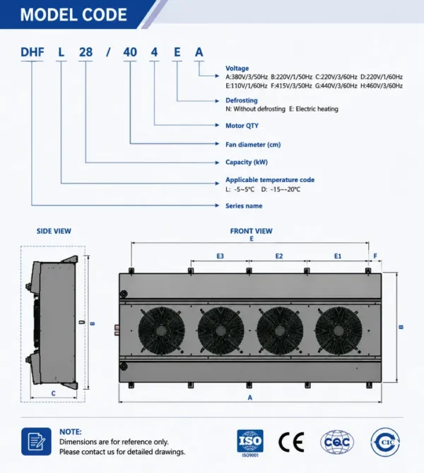Discharge Stainless Steel Evaporator, DHF, Aluminum Alloy - view 3