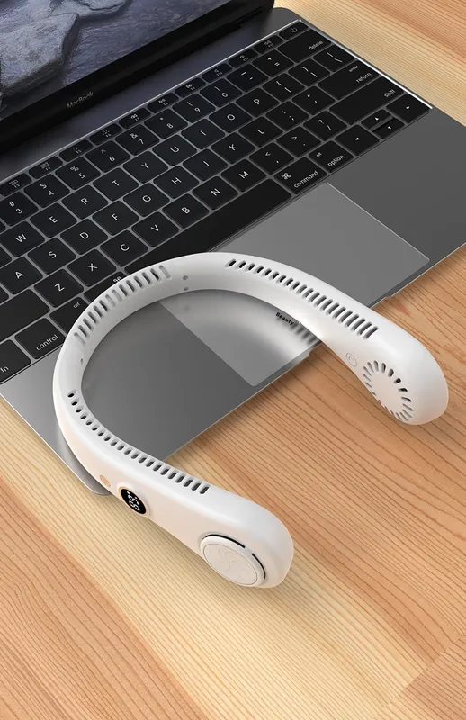 Display Neck Fan, 1200mAh, Portable - view 3