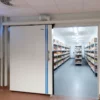Door Automatic Walk-in Cooler, Stainless, Steel