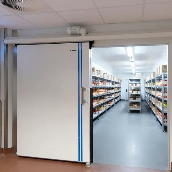 Door Automatic Walk-in Cooler, Stainless, Steel