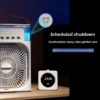 Dormitory Desktop Electric Fan, USB, USB charging, Plastic - view 2