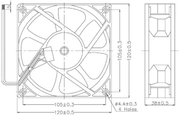 Double Ball Bearing, 12038, 12V, Axial - view 5
