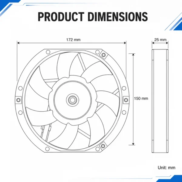 Double Ball Bearing, 24V, 1.30A, 5V, 12V - view 3
