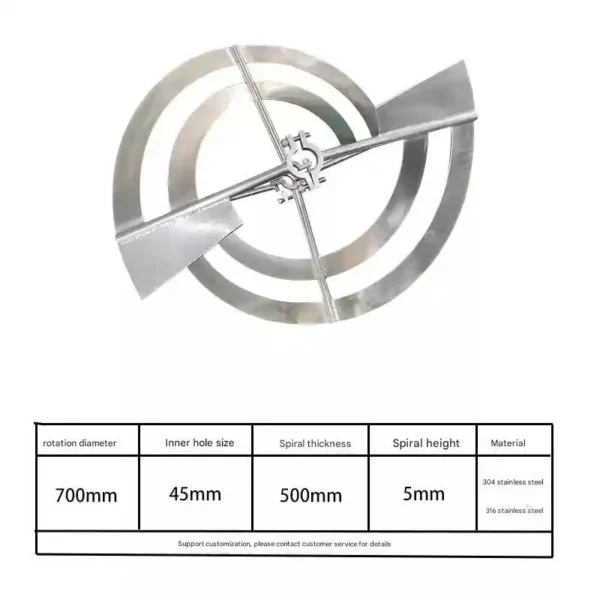 Double Dispersion Blade Impeller, Stainless, Steel - view 3