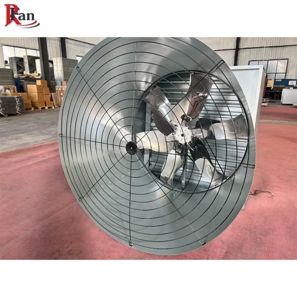 Double-door Cone Exhaust Fan, 220/380V, Stainless Steel - view 4