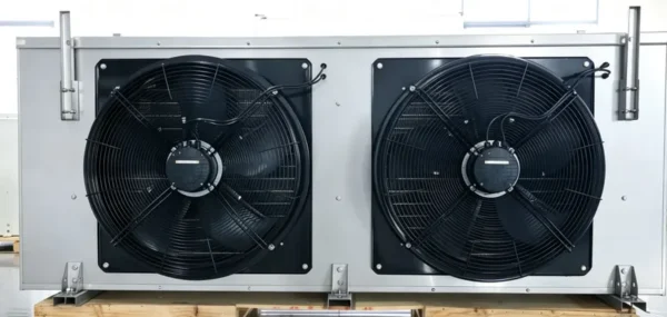 Double Fan, Electric, Stainless Steel - view 2
