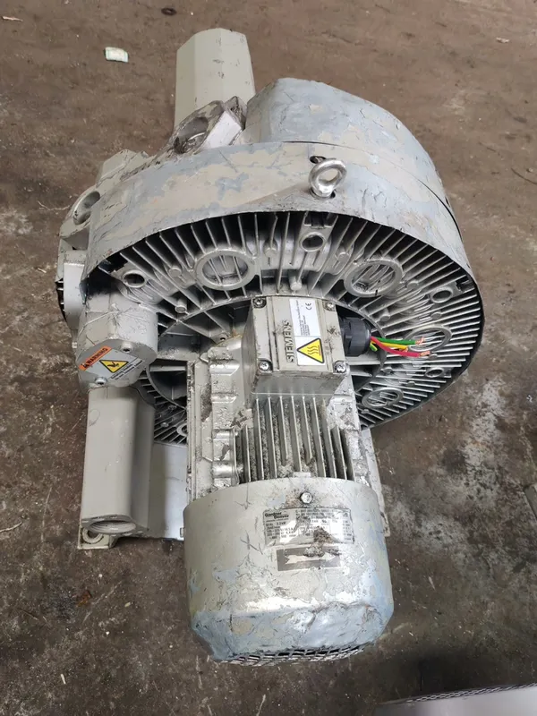 Double High Pressure Blower, G200, 3.3kW, 2840rpm, PLC - view 2