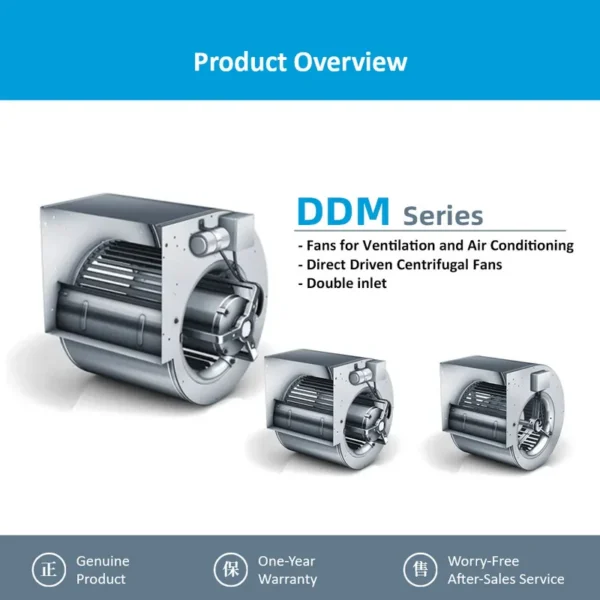 Double Inlet Ball Bearing, 230/400V, 50/60Hz, 1355W, 2.3A - view 5