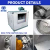 Double Inlet Centrifugal Fan, 380V(as requiremnts), AC