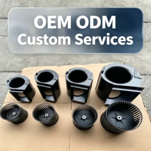 Double-inlet Plastic Centrifugal Impeller, ISO