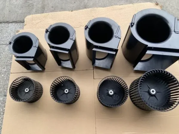 Double-inlet Plastic Centrifugal Impeller, ISO - view 2