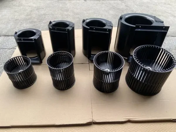 Double-inlet Plastic Centrifugal Impeller, ISO - view 3