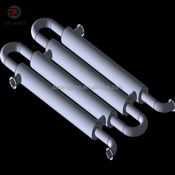 Double Pipe Heat Exchanger, Stainless, Steel - view 2