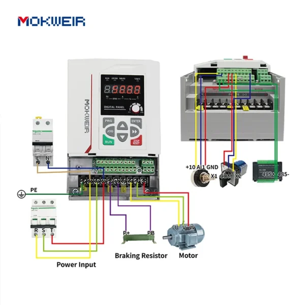 Drive for Fan, VFD, 380V, 0.4kw-4kw - view 3
