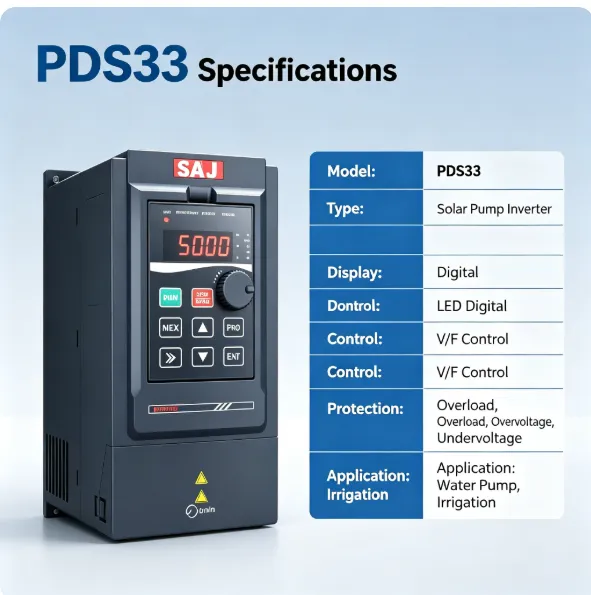 Drive for Water Pump, PDS33-4T2R2B, 380V, 2.2kW, VFD - view 5