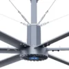Drive Industrial Hvls Fan, PMSM, Ceiling, 3.7m