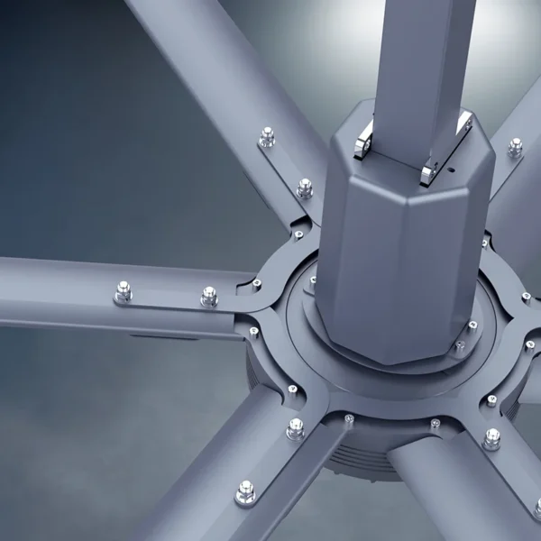 Drive Industrial Hvls Fan, PMSM, Ceiling, 3.7m - view 2