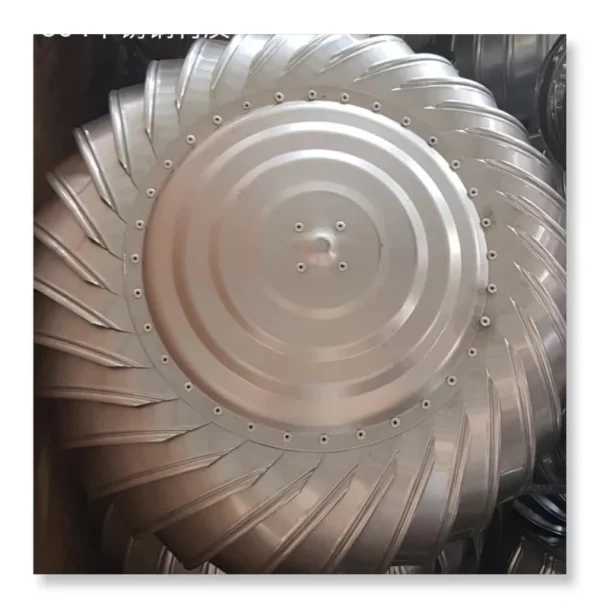 Driven Roof Turbo Ventilator, Stainless Steel, wind driven - view 3