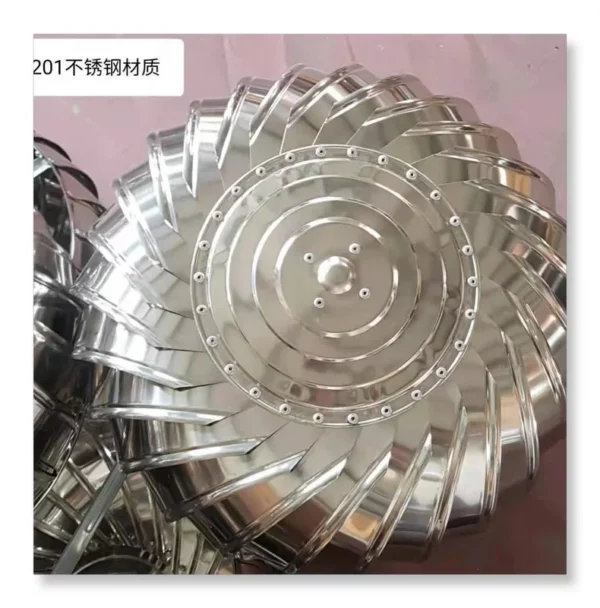 Driven Roof Turbo Ventilator, Stainless Steel, wind driven - view 5