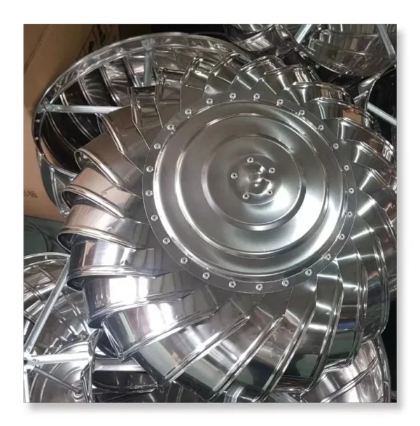 Driven Roof Turbo Ventilator, Stainless Steel, wind driven - view 6