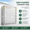Drop Hammer Exhaust Fan, 380V, 220V, Electric - view 2