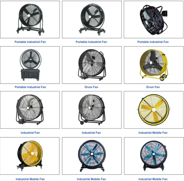 Drum Fan, LONGWELL, 220V, Electric - view 2