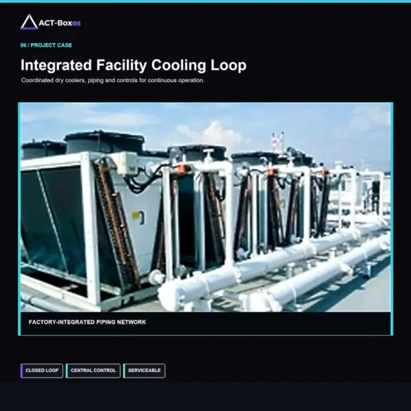 Dry Cooler, ACT, 3000kW, Adiabatic - view 2