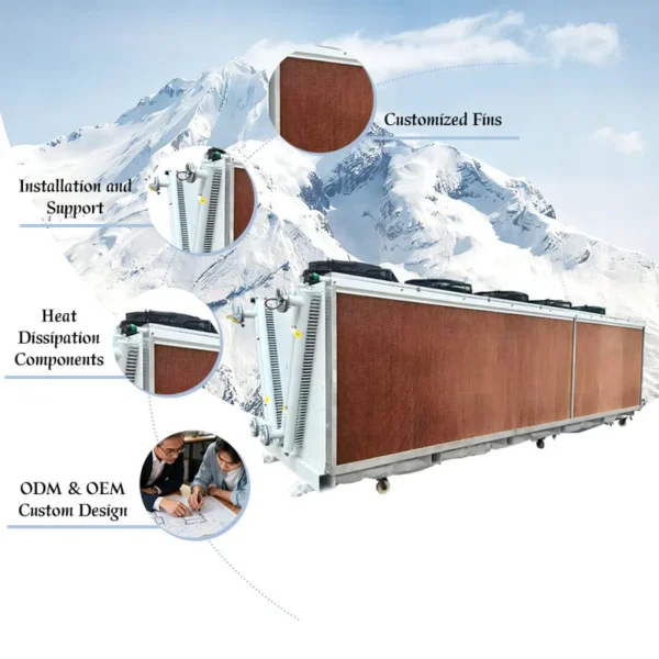 Dry Cooler, Adiabatic, Copper, Aluminum - view 2