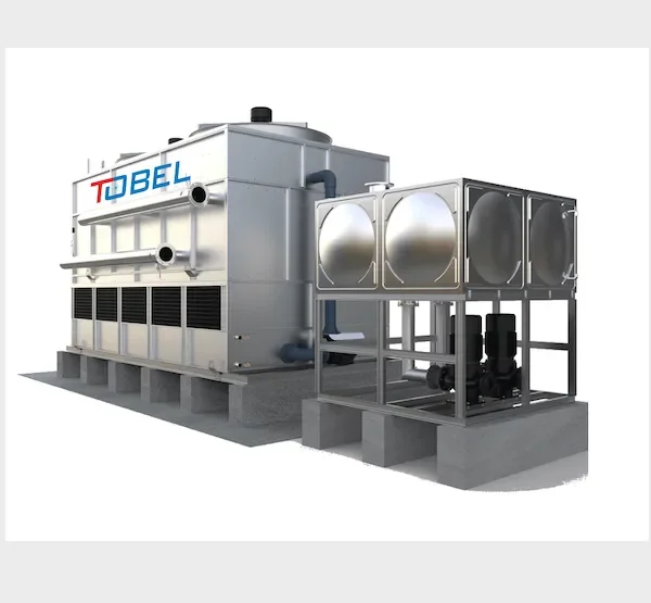 Dry Cooler, Aluminum, Adiabatic