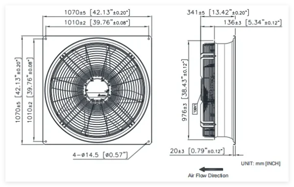 Dry Cooler, GTW091PUU29E-V001, 400V, 910mm, HVAC - view 6