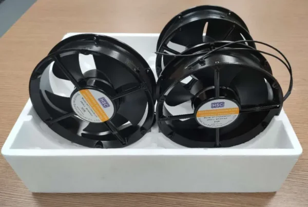 Dual Ball Bearing, 220V, CFM, 200x200x60mm, 3000RPM - view 3