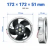 Dual Ball Bearing, DC24V, 1.8A, 12V, 48V - view 3