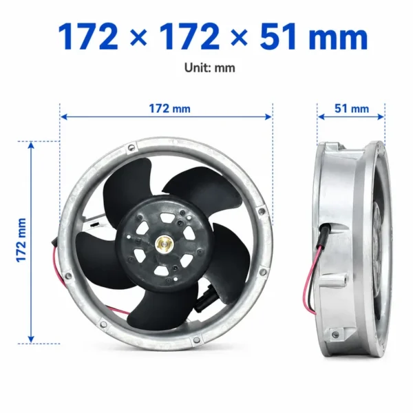 Dual Ball Bearing, DC24V, 1.8A, 12V, 48V - view 3