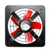 Dual Ball Exhaust Fan, Axial, 220 V, Electric - view 5