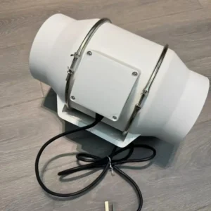 Duct Air Ventilation Extractor, Inline, A.C. Source, plastic