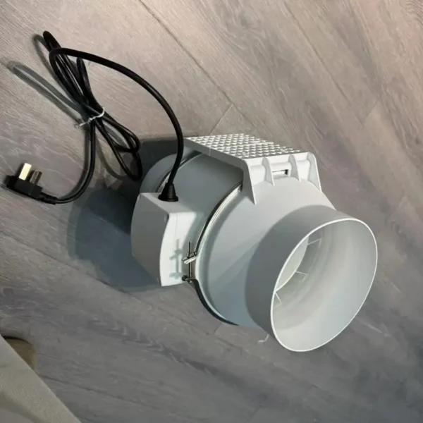 Duct Air Ventilation Extractor, Inline, A.C. Source, plastic - view 5