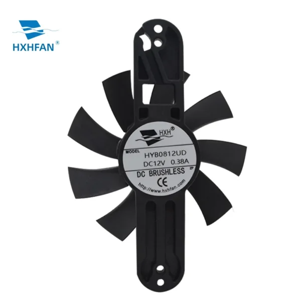 Duct Axial Exhaust Fan, 8015-3, 12V, Brushless, 80x80x15mm - view 2