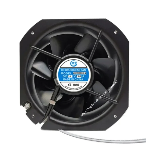 Duct Axial Fan, 22580, Plastic, 24V, 48V