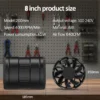 Duct Axial Fan, 8", Plastic