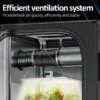 Duct Axial Fan, 8", Plastic - view 5