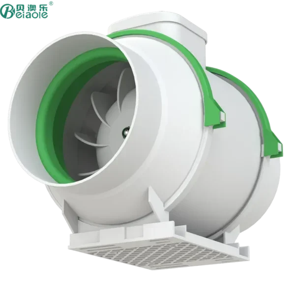 Duct Axial Fan, DPT-100P, 220V, 4inches, Plastic