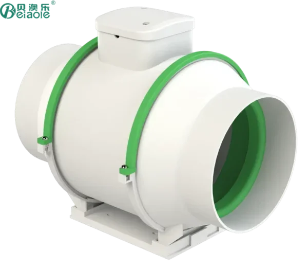 Duct Axial Fan, DPT-100P, 220V, 4inches, Plastic - view 6