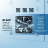 Duct Axial Fan, EBM, 8414N, Plastic, 24V - view 2