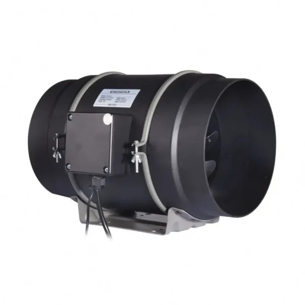Duct Axial Fan, Inline, 110-240V, Electric