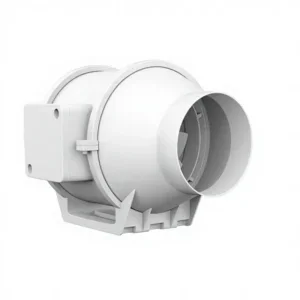 Duct Axial Fan, Plastic, 100-120v, ABS, 50hz