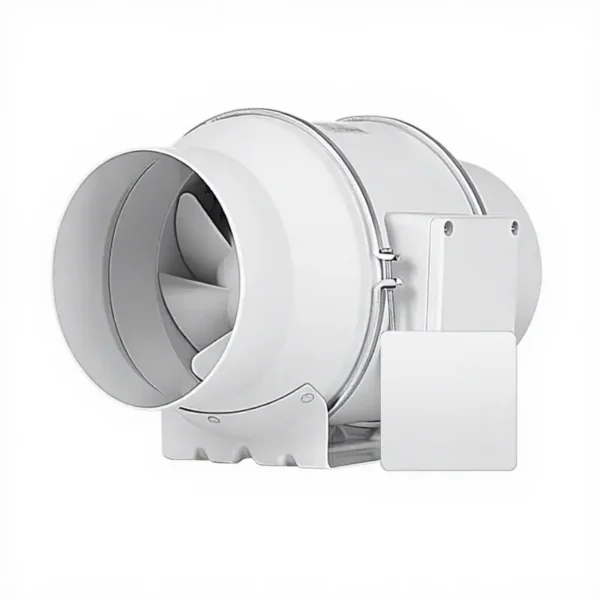 Duct Axial Fan, Plastic, 100-120v - view 2