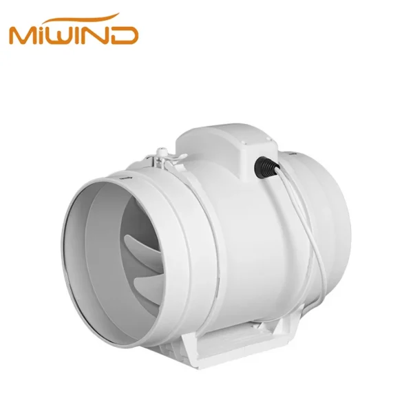 Duct Axial Fan, Plastic, 220V